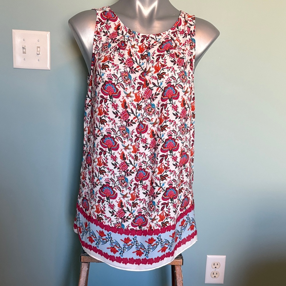 Max Studio Multicolor Floral Blouse